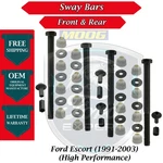 Moog Oem Front & Rear Sway Bar Links 1991-2003 Ford Escort Lifetime Warranty. Fixed Price $76.64.