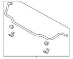 Genuine Kia 2018-2023 Stinger Stabilizer Bar 54810-J5200. Fixed Price $225.89.