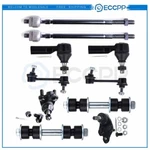 Fits 1988-1992 Toyota For Corolla 10X Front + Rear Sway Bars Tie Rods Ball Joint. Fixed Price $53.03.