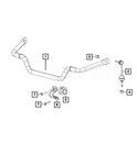 Genuine Mopar Front Stabilizer Bar 68264629AG. Fixed Price $284.32.