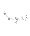 Genuine Mopar Front Stabilizer Bar 68379797AA. Fixed Price $268.94.