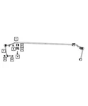 Genuine Mopar 2020-2025 Jeep Gladiator Stabilizer Bar Link 68361275AC. Fixed Price $108.53.