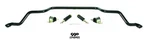 67-70 Ford Mustang Mercury Cougar Addco 7/8" Black Powdercoat Front Sway Bar Kit. Fixed Price $297.00.