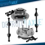 4PC Front Wheel Bearings And Hubs Sway Bar Links Kit 2018 Ford F-150 4WD. Fixed Price $204.13.
