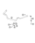Genuine Mopar Front Stabilizer Bar 68361445AG. Fixed Price $173.46.