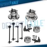 Front Rear Wheel Bearing & Hub Ball Joint Sway Bar For 2007-11 Toyota Camry Abs. Fixed Price $159.69.