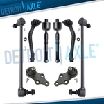 8PC Front Tie Rod Ends Sway Bars Ball Joints For 2011 2012 Hyundai Sonata 2.4L. Fixed Price $93.00.