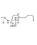 Genuine Mopar Stabilizer Bar Bushing Mounting 52125391AC. Fixed Price $7.05.