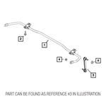 Genuine Oem Rear Suspension Stabilizer Bar Link 68498191AA For Mopar. Fixed Price $27.41.