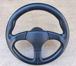 Porsche 944 968 Sport - Black Momo Steering Wheel & Boss Fitting Kit Assembly. Fixed Price $772.05.