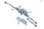 Genuine Mercedes-benz Tie Rod 206-350-95-03. Fixed Price $119.41.