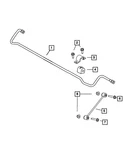 Genuine Mopar Rear Suspension Stabilizer Bar 4782873AB. Fixed Price $128.70.