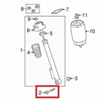 Land Rover LR038196 Shock Assembly Lower Bolt - Genuine Oem. Fixed Price $12.25.