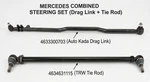 Mercedes W463 G-class Drag Link Tie Rod Assembly Set 4634631115 4633300703. Fixed Price $322.00.