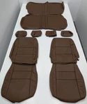 For Toyota Landcruiser Base 1989 1990 Brown Leather Seat Covers W258. Fixed Price $796.00.