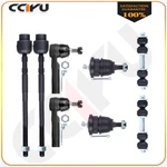 8PCS For 1987-1997 1998 1999 Pontiac Front Ball Joints Tie Rods Sway Bar Links. Fixed Price $53.59.