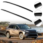 Pair Roof Rack Rails Cross Bar For Toyota RAV4 2019-2020 Black Aluminum. Fixed Price $94.85.