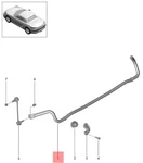 Genuine Porsche 718 Boxster 982 Anti-roll Bar 98133370313. Fixed Price $275.36.