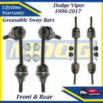 Moog Oem Greasable Front & Rear Sway Bars For 1996-2017 Dodge Viper Lifetime Wa.. Fixed Price $127.93.