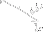 Genuine Subaru Stabilizer 20451VC010. Fixed Price $125.36.