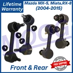 Moog Oem Front & Rear Sway Bar Links For 2004-2014 Mazda MX-5 MIATA,RX-8 .. Fixed Price $116.99.