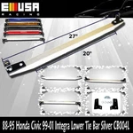 Emusa Lower Tie Bar For 88-95 Honda Civic 99-01 Integra 93-97 Del Sol Silver. Fixed Price $30.30.