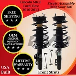 Kyb Oem Front Struts W/ Sway Bar 2010-2011 Lincoln Mkt/ford Flex Lifetime W.. Fixed Price $454.56.