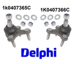 Delphi (oe) Front Ball Joints Set 2PC Kit For Audi Volkswagen 1K0407365C. Fixed Price $55.55.