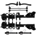 For Honda Civic No Si 13 14 15 Front Struts Spring + Sway Bar Links Tie Rods Kit. Fixed Price $154.36.