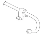 Genuine Volkswagen Stabilizer Bar 3C0-411-303-T. Fixed Price $239.70.