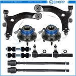 10PCS Front Control Arm Ball Joint Tie Rod End For 1997-2003 Pontiac Grand Prix. Fixed Price $140.59.