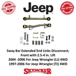 Skyjacker Sway Bar Extended Link 2.5-4" Front Lift For 97-06 Wrangler Tj 4WD. Fixed Price $165.79.