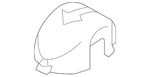 Genuine Mazda Heat Shield TK48-34-154A. Fixed Price $10.75.