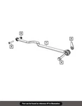 New 2021-2024 Jeep Wrangler Jl Oem Rear Stabilizer Bar Track 68480854AA. Fixed Price $99.99.