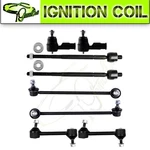 Fits 03-08 Hyundai Tiburon New Complete Tie Rod End Front Suspension Kit (8X). Fixed Price $45.39.