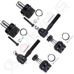 Steering 6PCS Upper Lower Ball Joints Tie Rod Ends 87-96 Ford F-150 2WD Rwd. Fixed Price $52.62.