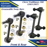 Moog Oem Front & Rear Sway Bar Links For 2003-2007 Chevy Ssr Trailblazer 9 Yr W.. Fixed Price $165.16.
