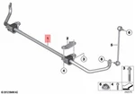 Genuine Bmw M5 M6 F06 F10 F12 Stabilizer Front With Rubber Mounting 31357850119. Fixed Price $414.47.