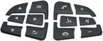 Mercedes Steering Wheel Button Cover Trim Stickers For CLA45 CLA250 GLA250 GLA45. Fixed Price $32.99.