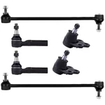 6PCS Fits 2004-2008 Pontiac Grand Prix V6 Steering Sway Bars Tie Rod Ends Parts. Fixed Price $46.50.