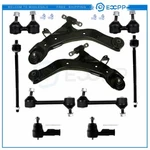 10X Front Control Arms Tie Rods Sway Bar End Links For 2001-2006 Hyundai Elantra. Fixed Price $76.28.