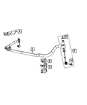Genuine Mopar Front Stabilizer Bar 68137195AA. Fixed Price $372.60.