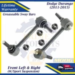 Moog Oem Front Sway Bar Links For 2011-2015 Dodge Durango Lifetime Warranty. Fixed Price $93.06.