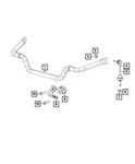 Genuine Mopar Stabilizer Bar Link Right 68445038AC. Fixed Price $103.64.