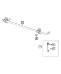 Genuine Mopar Stabilizer Bar Link Kit Left Rear 68241055AE. Fixed Price $59.46.