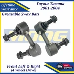 Moog Greasable Front Sway Bar Links For 2001-2004 Toyota Tacoma 4WD Lifetime W.. Fixed Price $78.73.