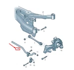 New Audi Tt Fv Rear Suspension Stabilizer Bar 5Q0511305BB Original No Duties. Fixed Price $158.78.