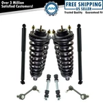Front Rear Complete Strut Spring Assembly Shock Sway Link 8PC Kit For Envoy Suv. Fixed Price $220.81.