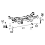 For Dodge Hornet 2023-2025 68527304AA Rear Suspension Stabilizer Bar Link. Fixed Price $59.90.