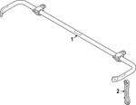 Genuine Audi Stabilizer Link 1EA-505-466-A. Fixed Price $67.68.